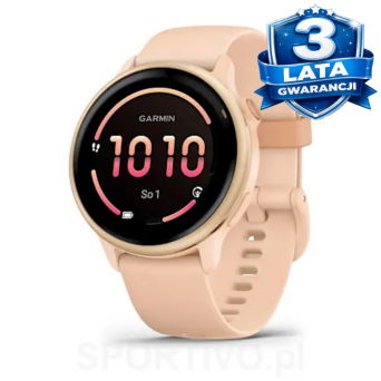 Garmin Vivoactive 6 Metallic Pink dawn z paskiem w kolorze Pink dawn [010-02985-03]