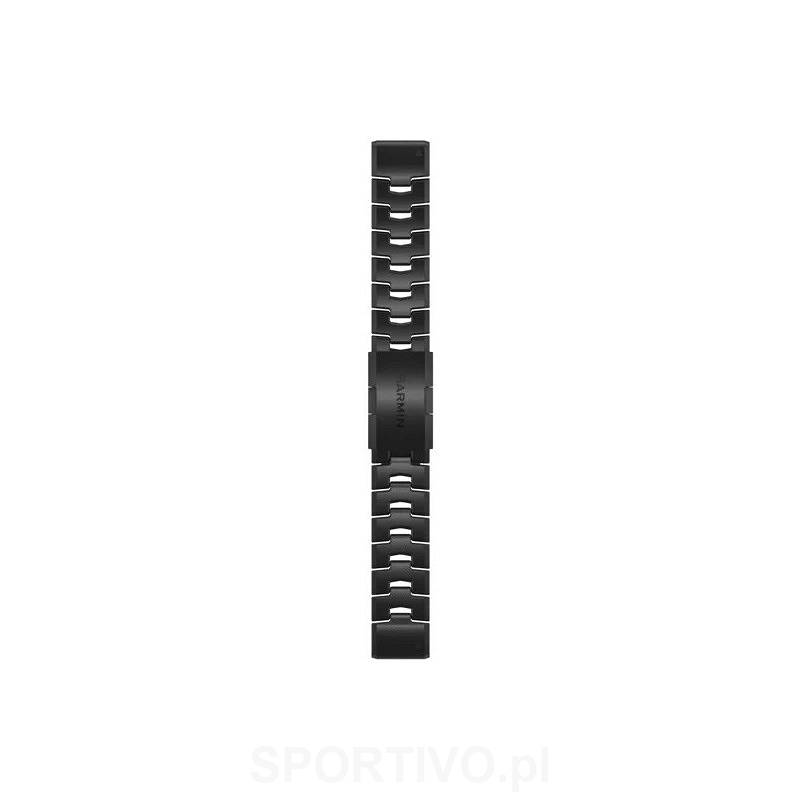 Garmin Bransoleta z otworami i szarą powłoką węglową DLC QuickFit Fenix 6 22mm [010-12863-09]