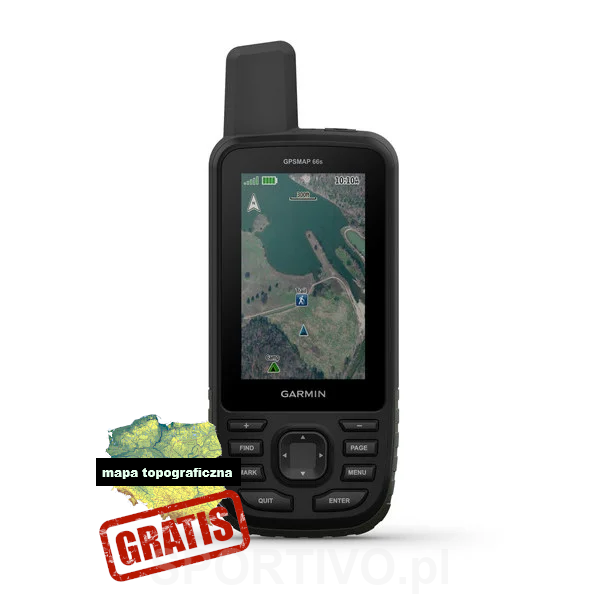 GARMIN GPSMAP 66s + Mapa Topograficzna OSM 2023 [010-01918-02]