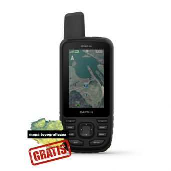 GARMIN GPSMAP 66s + Mapa Topograficzna OSM 2024 [010-01918-02]