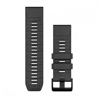Pasek silikonowy Graphite QuickFit Garmin 26mm [010-13393-07]
