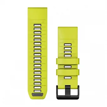 Pasek silikonowy Amp Yellow/Graphite QuickFit Garmin 26mm [010-13393-08]