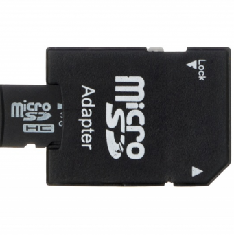 Karta pamięci  mSD/SD 16GB class10 + adapter 